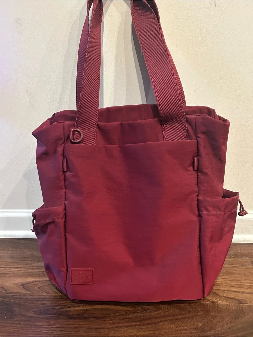 BEIS Sport Tote Burgundy - Picture 3 of 10